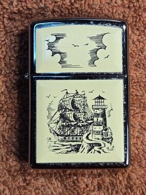 Zippo Lighthouse and Sailing Ship Lighter, new never used.